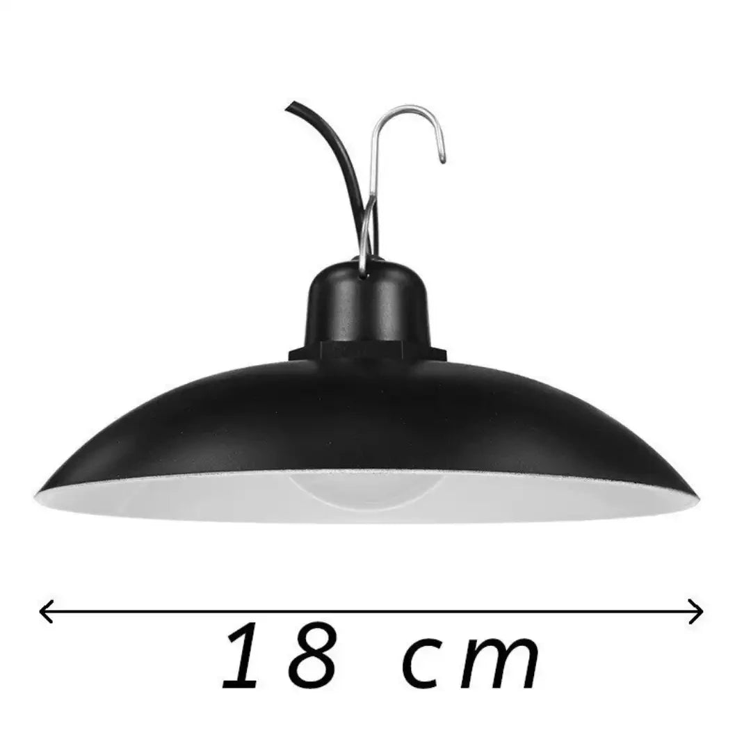 Dual Head Outdoor Solar-Powered Lamp