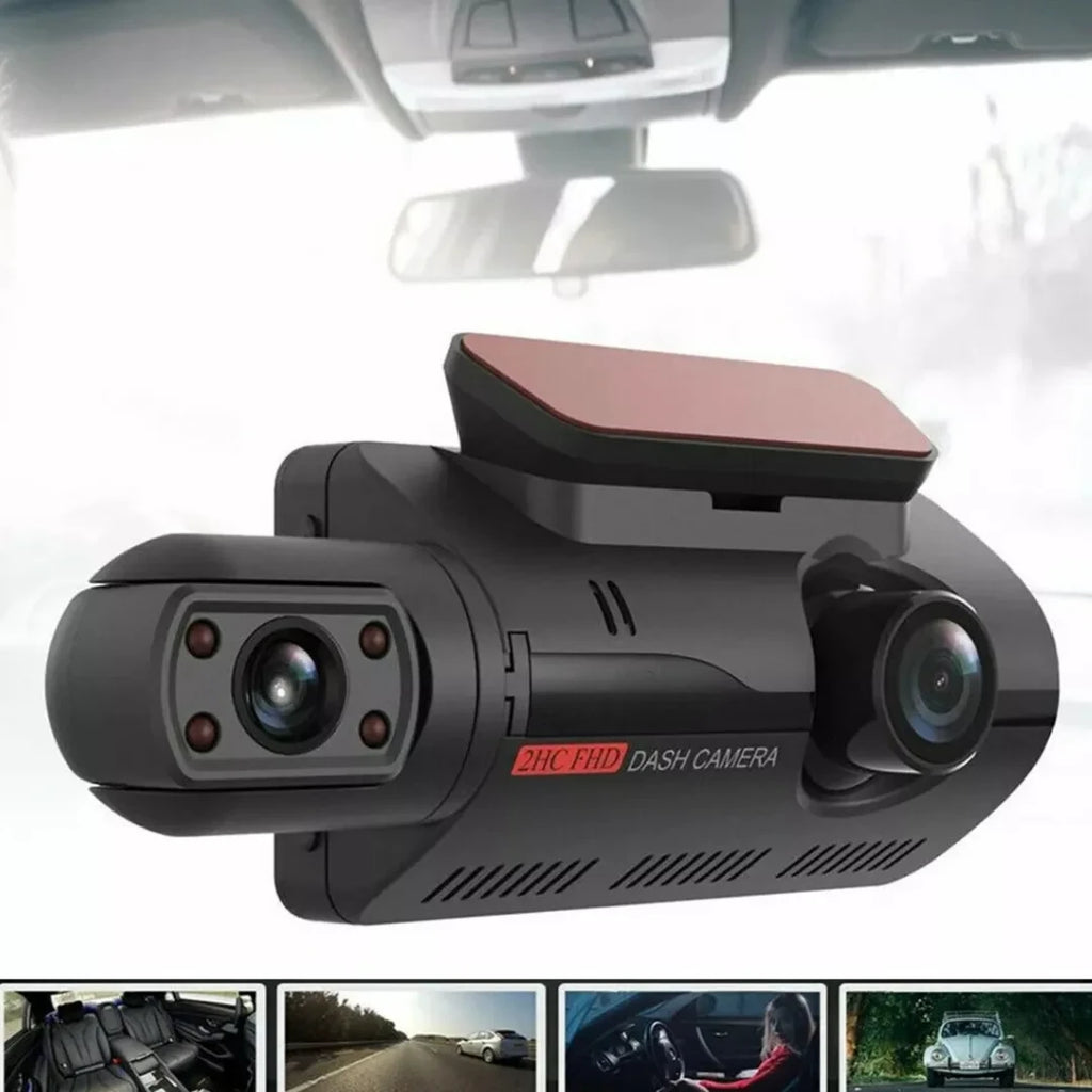 كاميرا A68 DVR للسيارة مقاس 3 بوصات بزاوية 110 درجات بدقة 1080 بكسل عالية الدقة