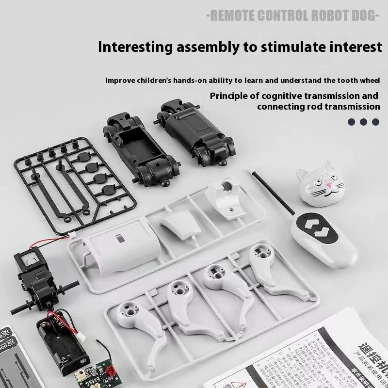 Latest Bionic Design Multi-Functional Dog Robot for DIY Assembly Toy