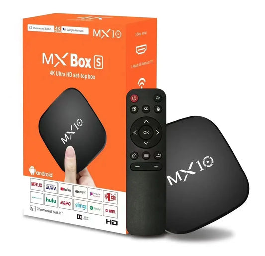جهاز استقبال تلفزيوني MX 10 4K يعمل بنظام Android