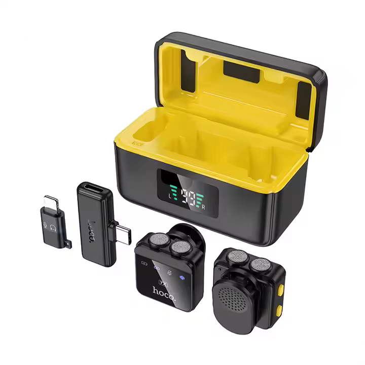 HOCO L17 NEW iPhone/Type-C Dual-mic magnetic lavalier wireless digital microphone