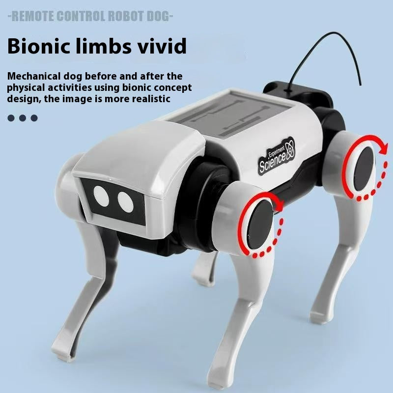 Latest Bionic Design Multi-Functional Dog Robot for DIY Assembly Toy