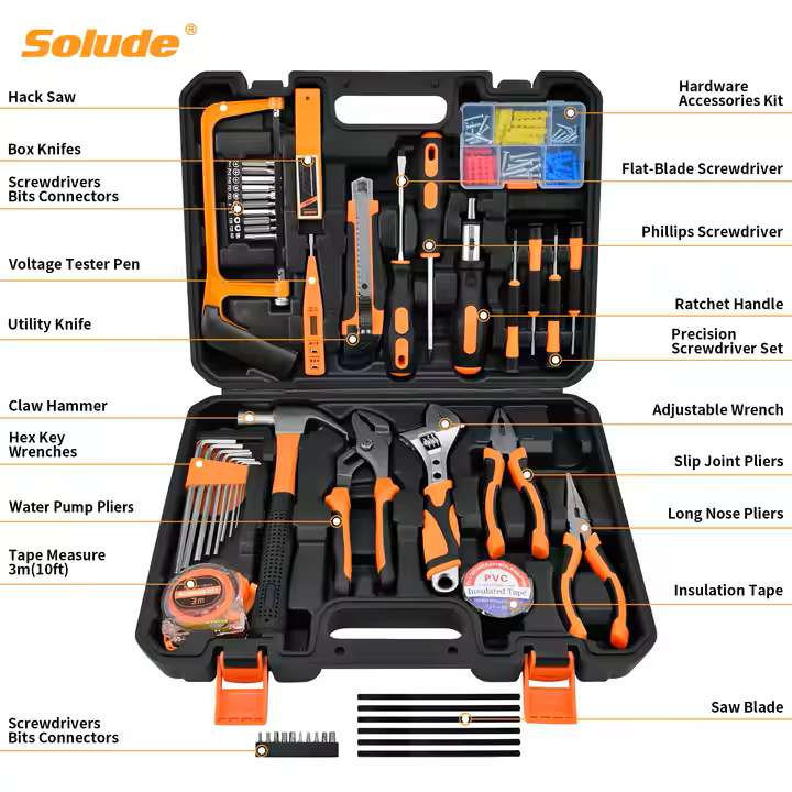 مجموعة أدوات إصلاح السيارات المنزلية العالمية المكونة من 38 قطعة