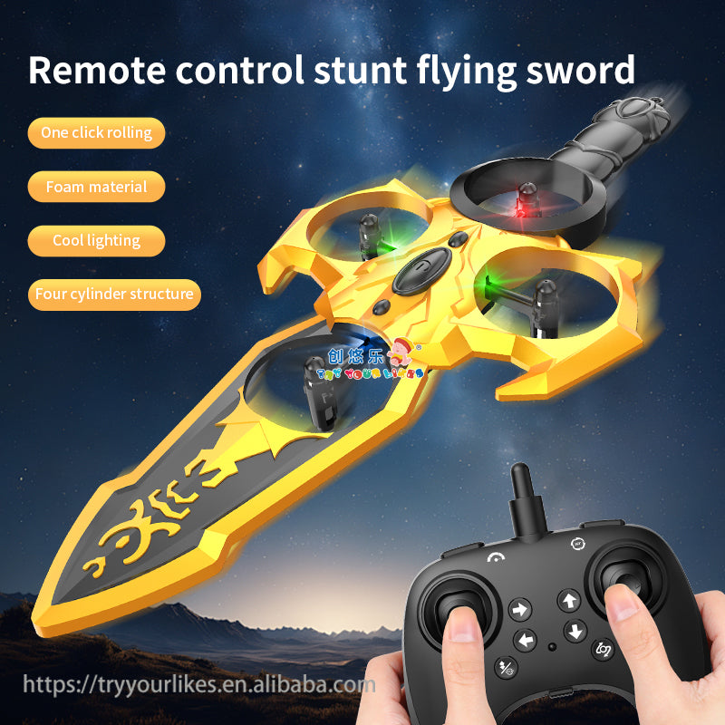 Remote Flying Sword, Gesture & Remote Control RC Drone