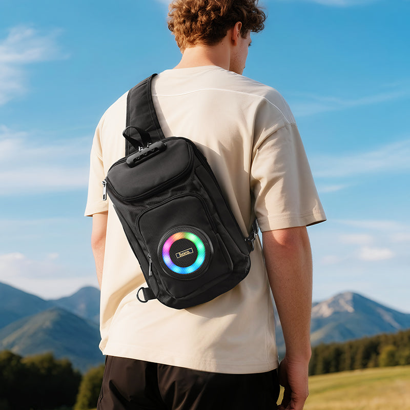 HOCO HC2 Wireless Sports 8W Speaker (Supports TF, USB, AUX) With Nylon Liner