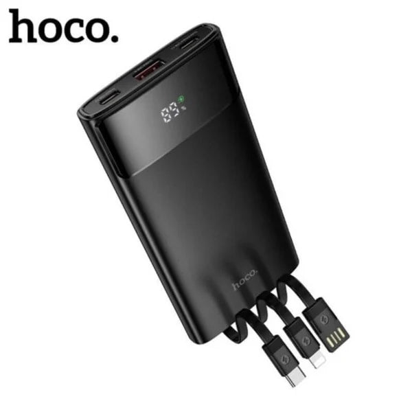 HOCO DB89A 20000mAh Power Bank 22.5W Built-in Cables With LED Display