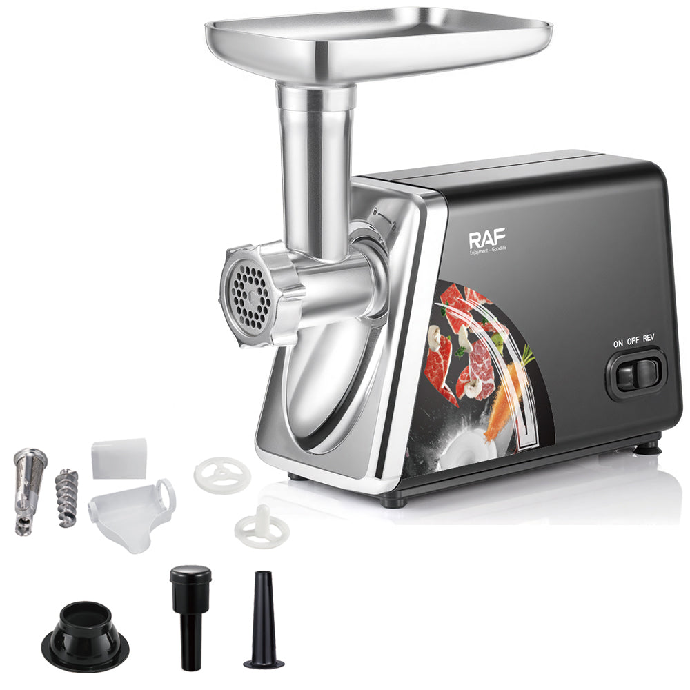 Raf Stainless steel 2500 Watt Electric Meat Grinder, Meat Mincer &amp; Sausage Stuffer