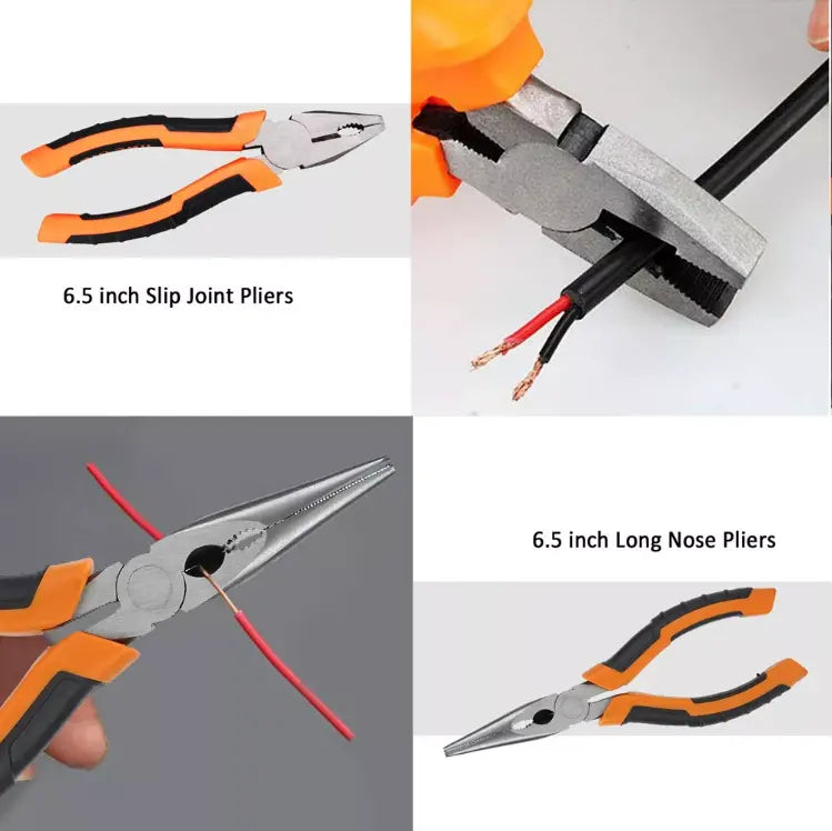 18Pcs Hardware Multifunction Professional Hand Work Household Repair Tool Set