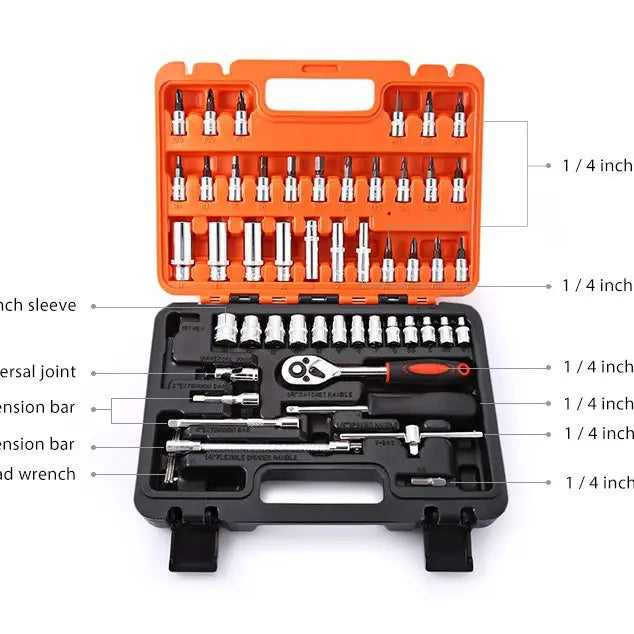 مجموعة أدوات يدوية مكونة من 53 قطعة من أدوات Smart Tools لإصلاح السيارات 