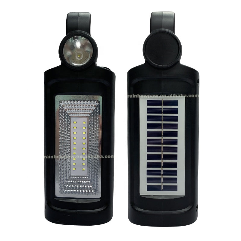 Ktx-1479 Dual 4" Inch Solar Charging Light With Bluetooth Speaker