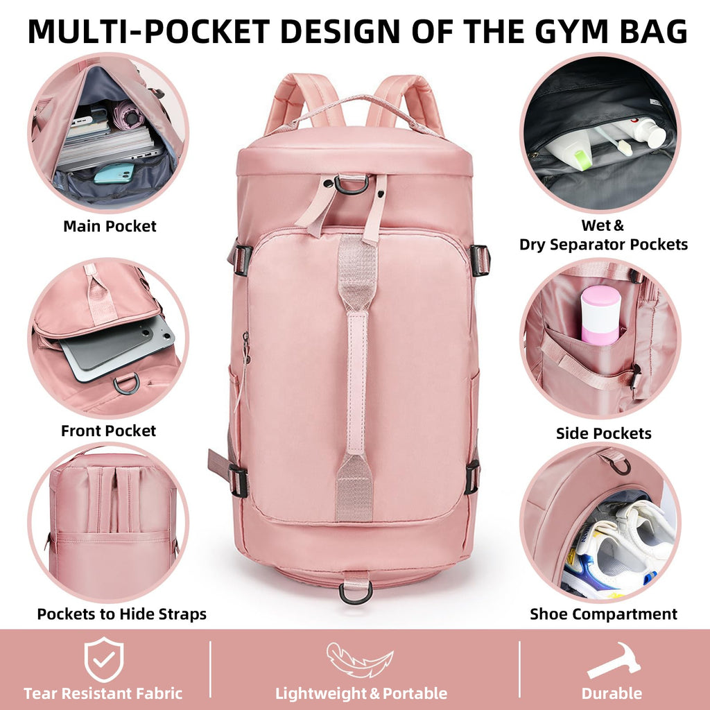 3 in 1 Outdoor Waterproof Large Capacity Travel Backpack Bag