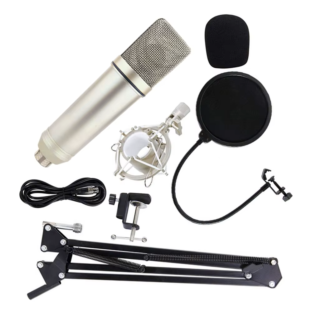 بطاقة صوت احترافية Q7 مع ميكروفون U87p مجموعة كاملة