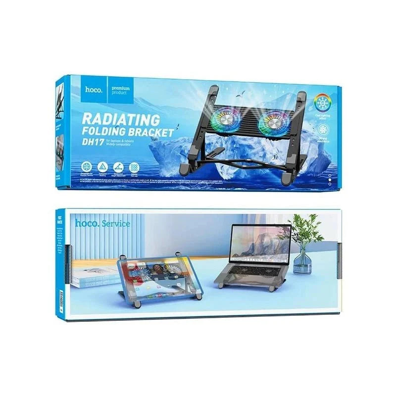 HOCO DH17 Laptop Stand with Cooling Pad - 1.5W