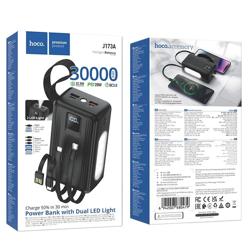 Hoco J173A 22.5W 30000mAh Power Bank