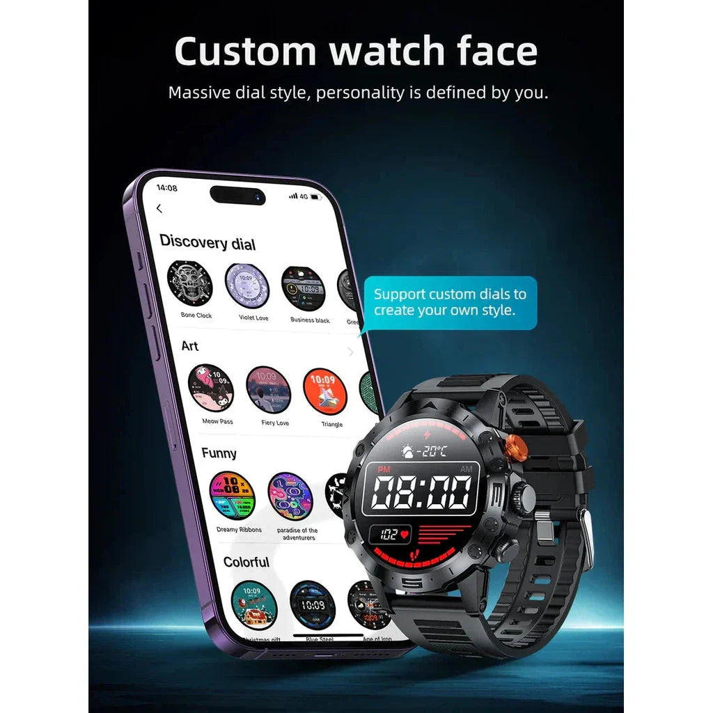 ساعة ذكية هوكو Y20 - مكالمات بلوتوث - أسود