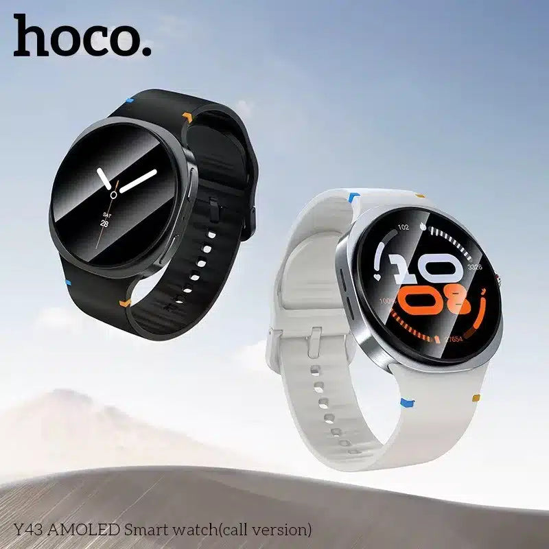 HOCO Y43 Smart Watch With Calling Feature Amoled Screen GPS