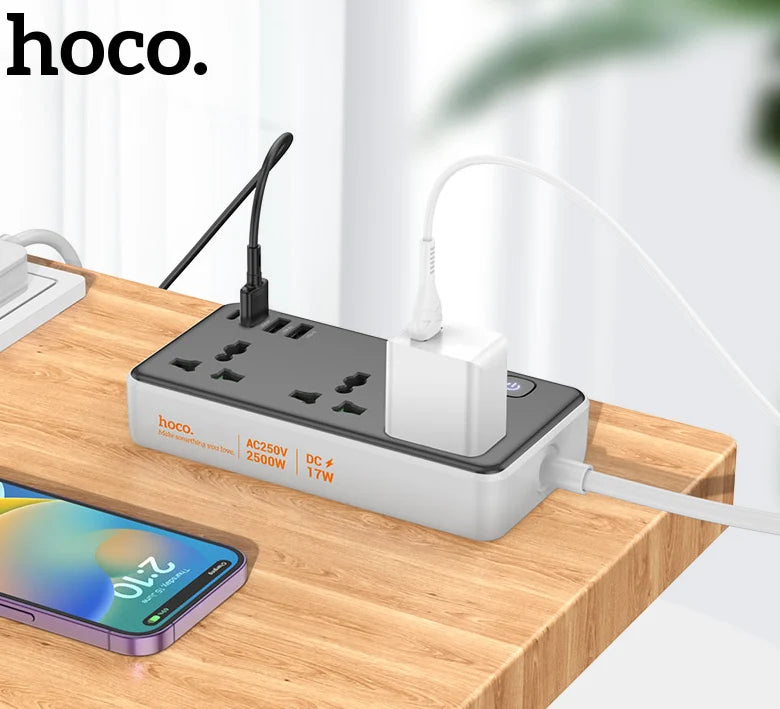 HOCO DC56 Cool Power Strip Socket Extension Board