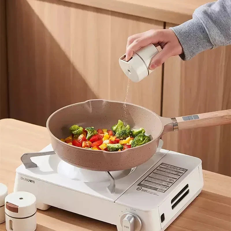 Set of 6 Magnetic Condiment Containers for Kitchen