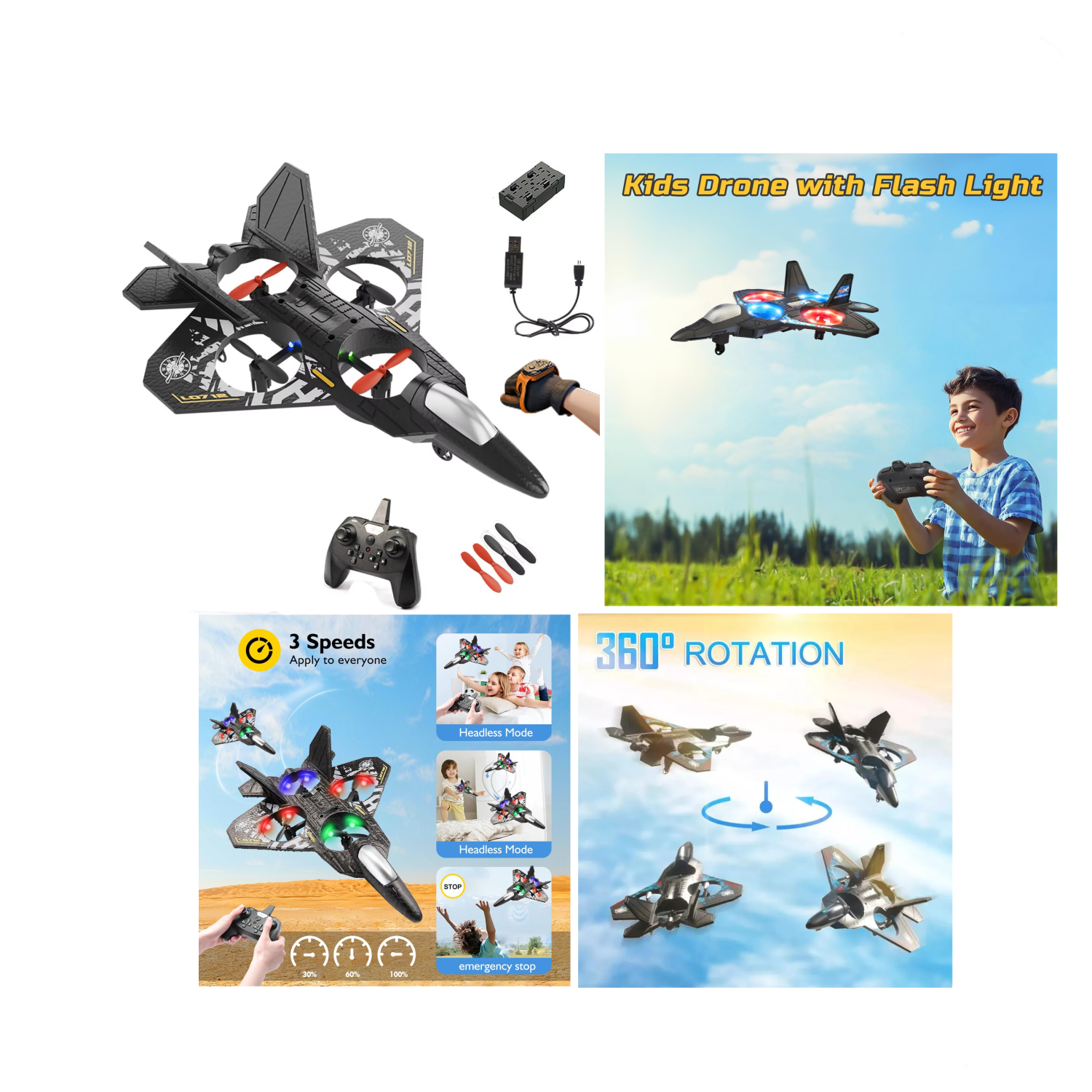 طائرة مقاتلة صغيرة بدون طيار يتم التحكم فيها عن بعد