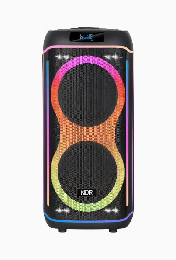 مكبر صوت كاريوكي لاسلكي مزدوج NDR-820 مقاس 8 بوصات بتقنية البلوتوث للحفلات