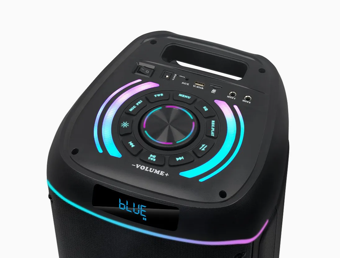 مكبر صوت كاريوكي لاسلكي مزدوج NDR-820 مقاس 8 بوصات بتقنية البلوتوث للحفلات