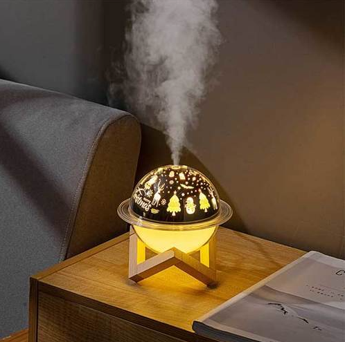 Creative Humidifier LED Projector is a humidifier and a beautiful desktop artwork