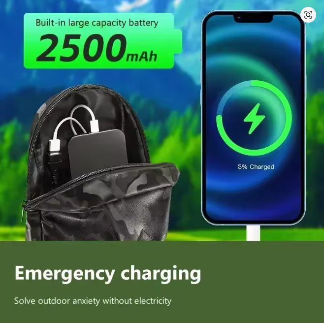 Portable Rechargeable Hi-fi Loudspeaker Crossbody Casual Shoulder Bags Wireless Bluetooth Speakers