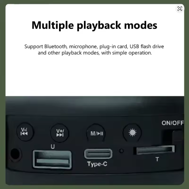 Portable Rechargeable Hi-fi Loudspeaker Crossbody Casual Shoulder Bags Wireless Bluetooth Speakers