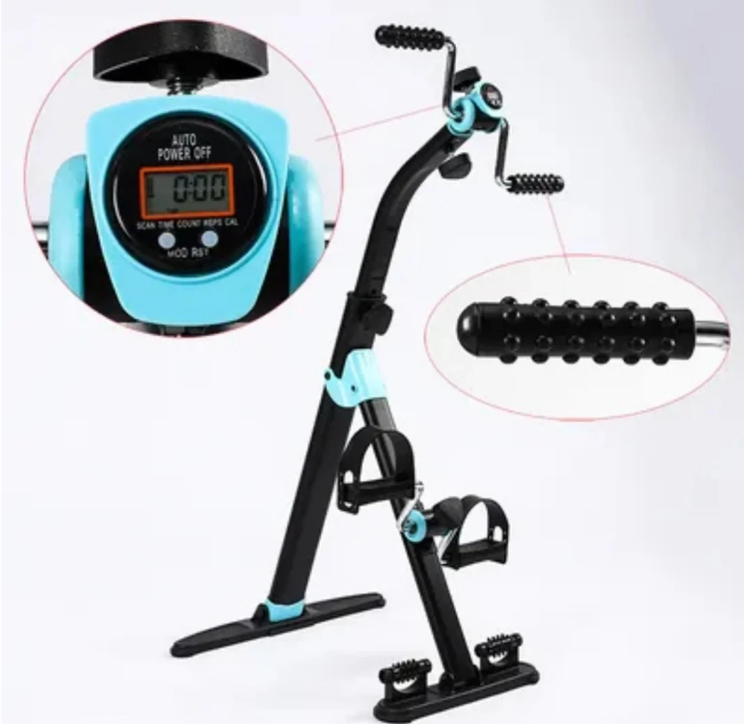 دراجة تدريب عمودية لليدين والساقين مع شاشة LCD