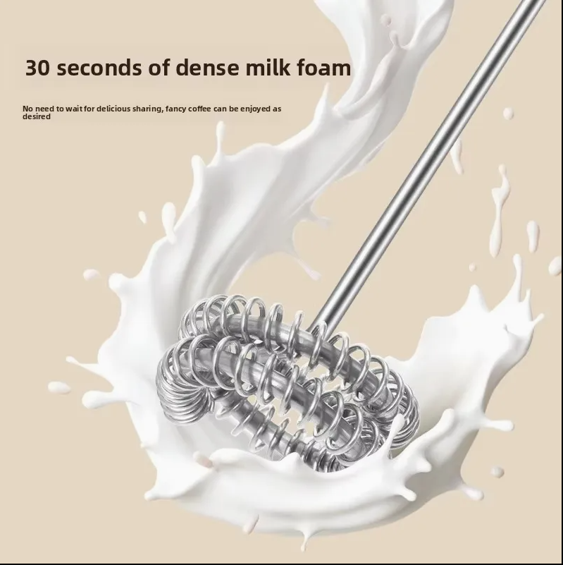 ELECTRIC HANDHELD MILK FOTHER JUICER POWDER MIXER WHISK