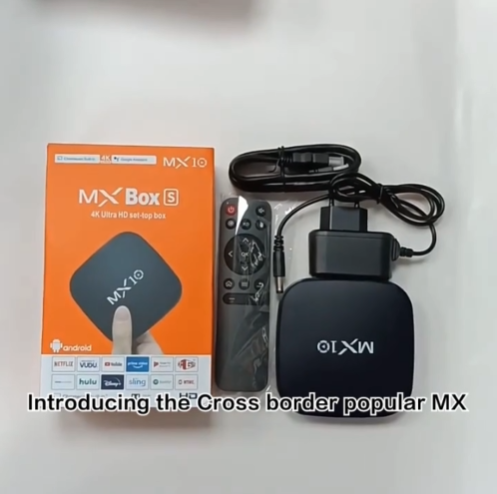 جهاز استقبال تلفزيوني MX 10 4K يعمل بنظام Android
