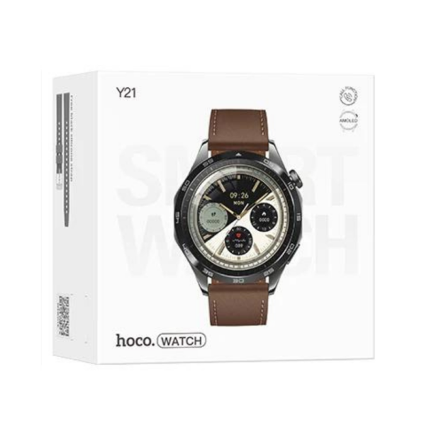 ساعة هوكو Y21 الذكية AMOLED مقاس 1.43 بوصة