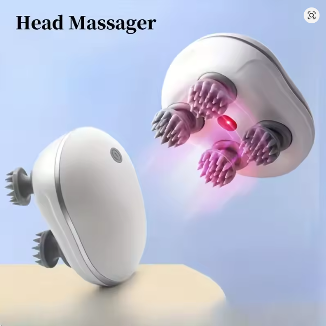 Whole body deep muscle massager, electric head massager