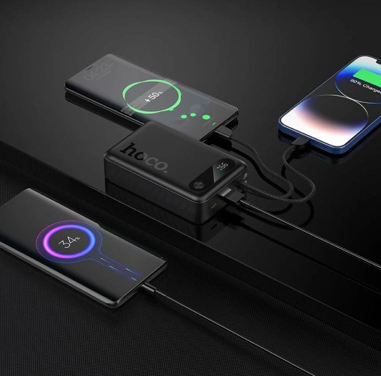HOCO J171A  20,000mah Edge 22.5W+PD20W fully compatible power bank with two cables