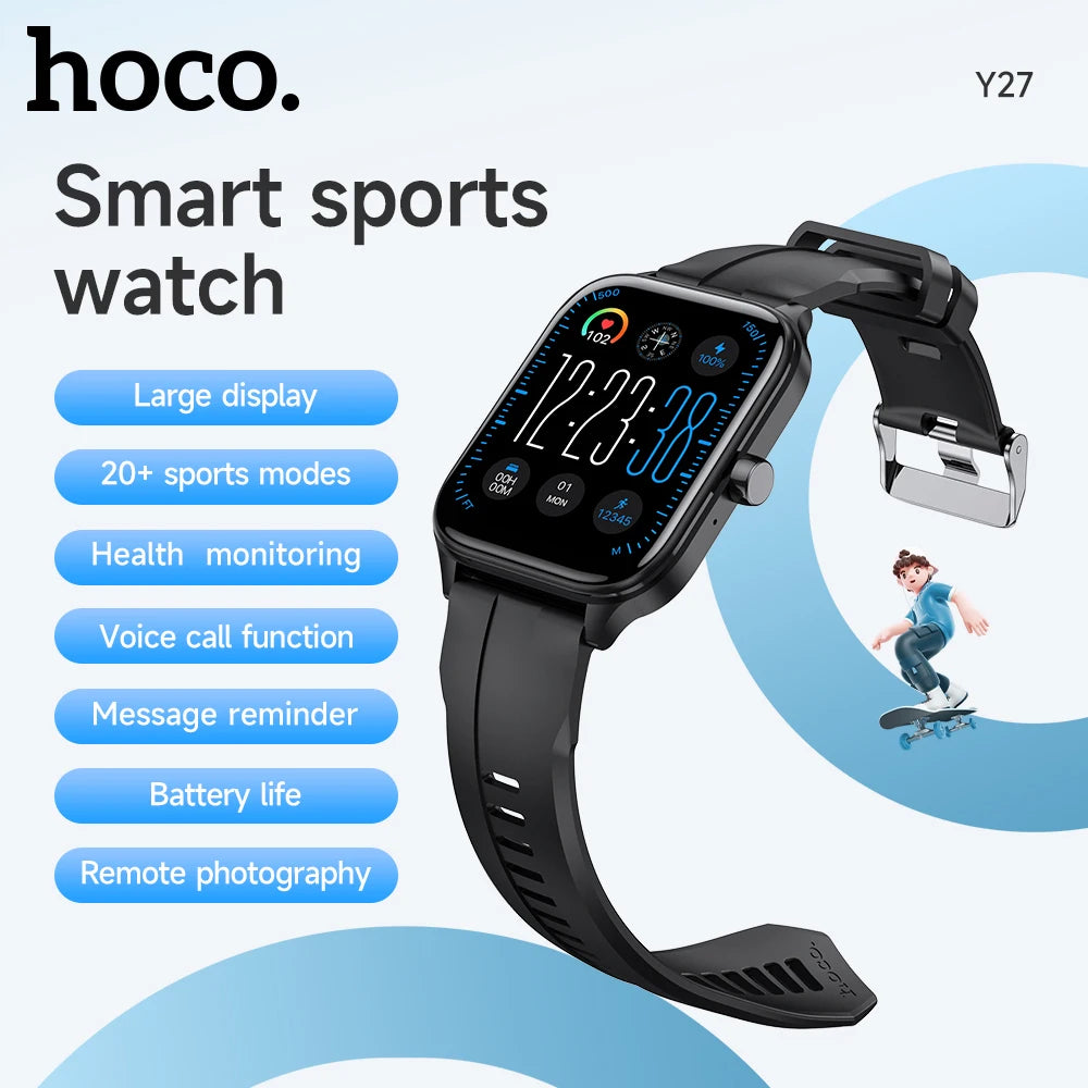 HOCO Y27 Smart Sports Watch (Call Version)