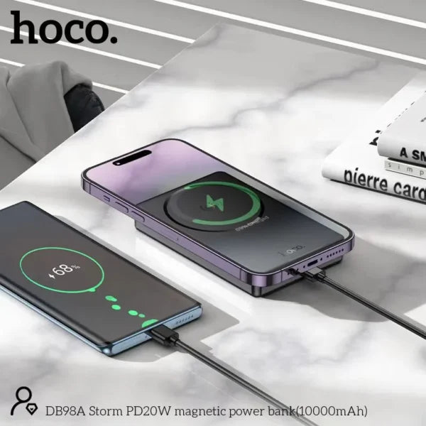 HOCO DB98A Storm PD 20W 10000mAh Slim Magnetic Power Bank