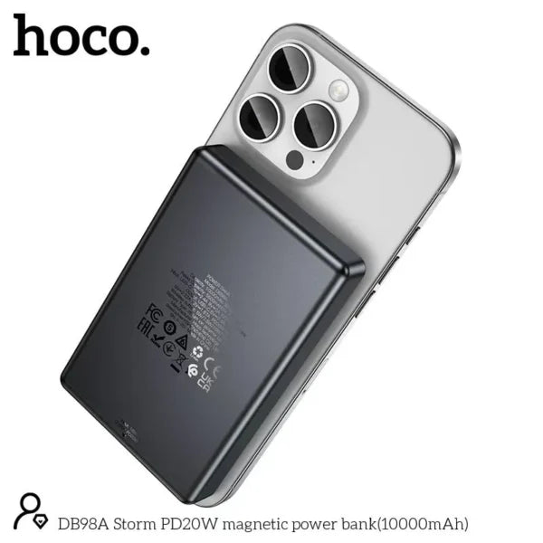 HOCO DB98A Storm PD 20W 10000mAh Slim Magnetic Power Bank