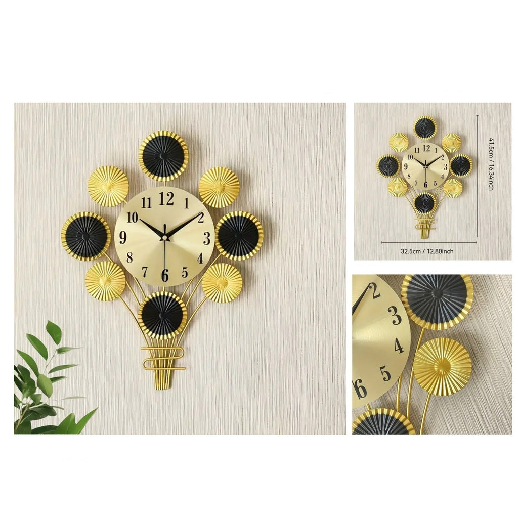 Unique Balloon Shape Nordic Design Metal Fancy Wall Clock
