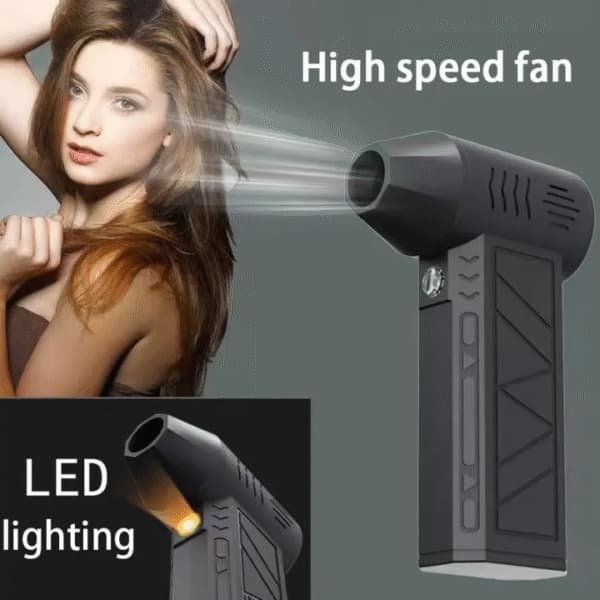 مروحة هوكو HX67 المحمولة فائقة السرعة بقوة 80,000 دورة في الدقيقة