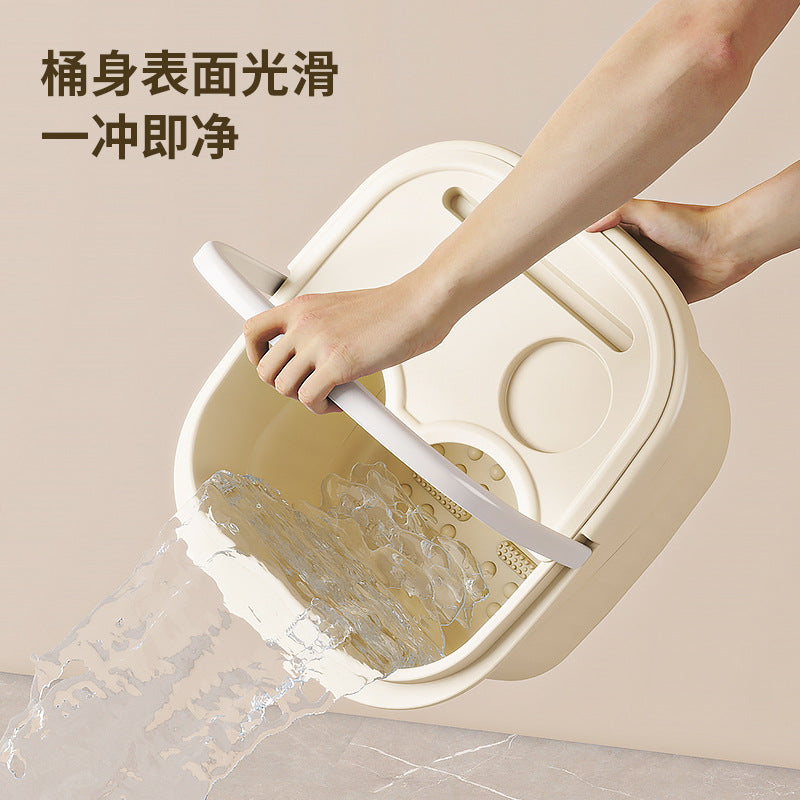 دلو حمام القدم مع مقبض