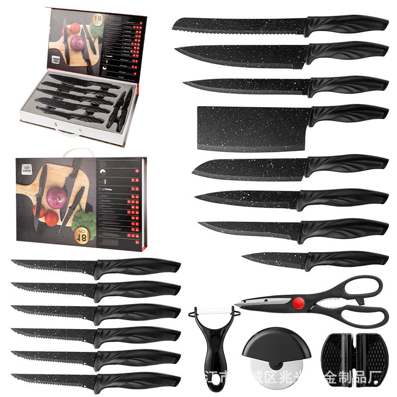 طقم سكاكين جرانيت 18 قطعة