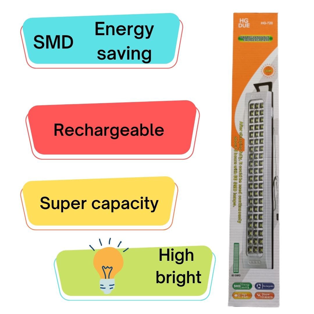 60 led smd emergency light