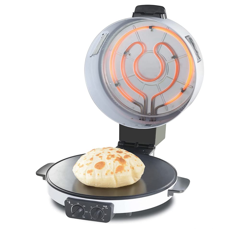 صانعة خبز عربي/روتي 2100 واط قطر 40 سم أبيض DC 545