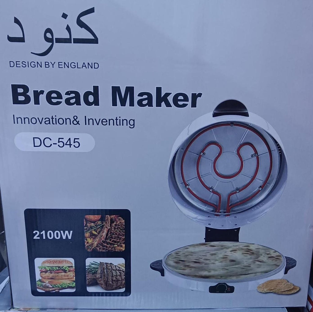 صانعة خبز عربي/روتي 2100 واط قطر 40 سم أبيض DC 545