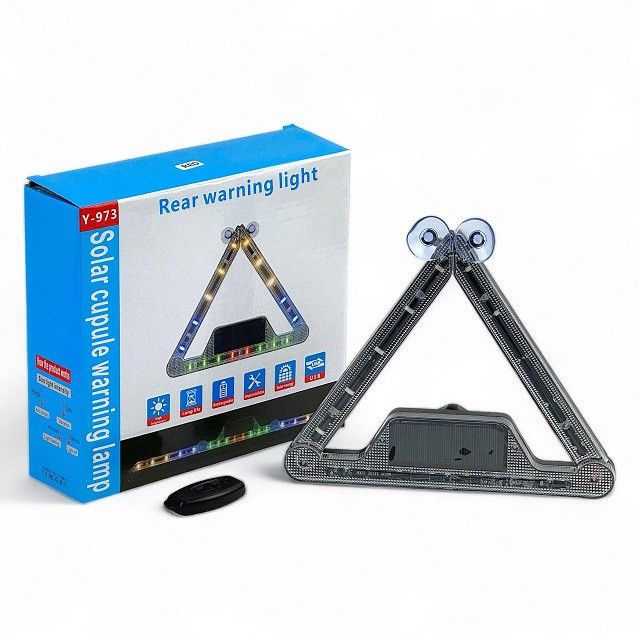 Solar Strobe Lights, Emergency Lights for Vehicles Flashing LED Light Bar Beacon Security Lights Waterproof for Car