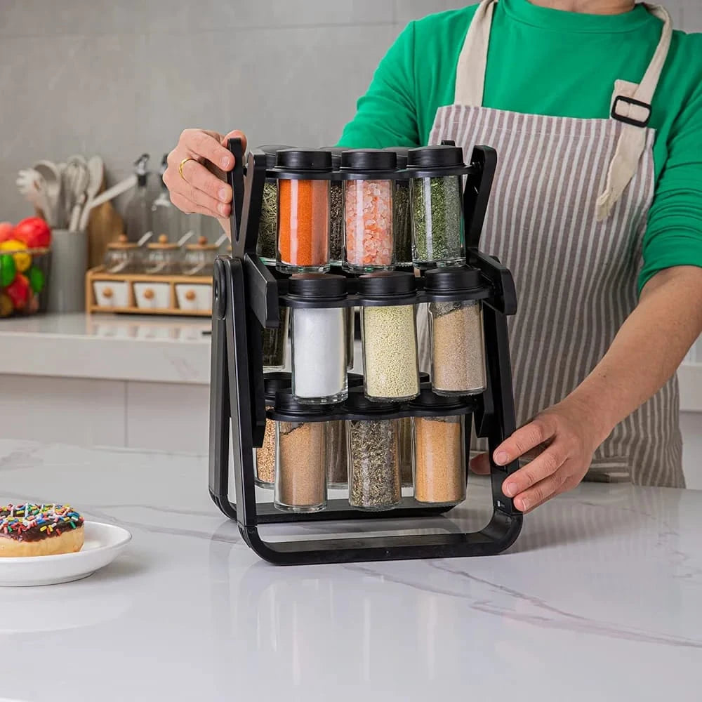 360° Rotating Kitchen Spice Rack