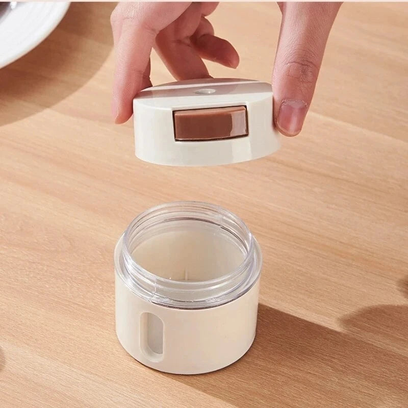 Set of 6 Magnetic Condiment Containers for Kitchen