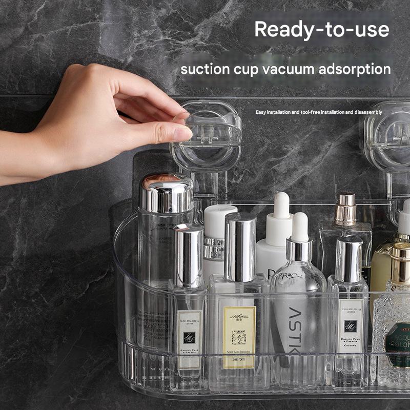 Powerful Suction Shelf Storage Rack