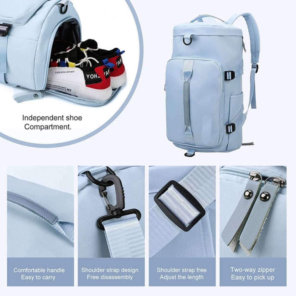 3 in 1 Outdoor Waterproof Large Capacity Travel Backpack Bag