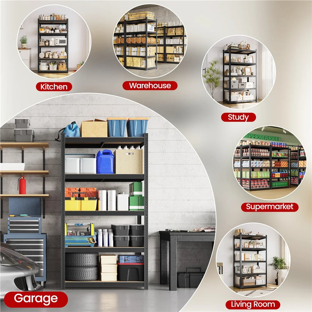 Heavy Duty Metal 5 Layers Storage Units Rack Shelf